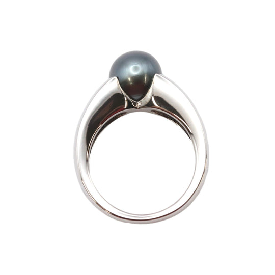 Boucheron Ring 750 K18WG, pearl Silver Women Used Authentic