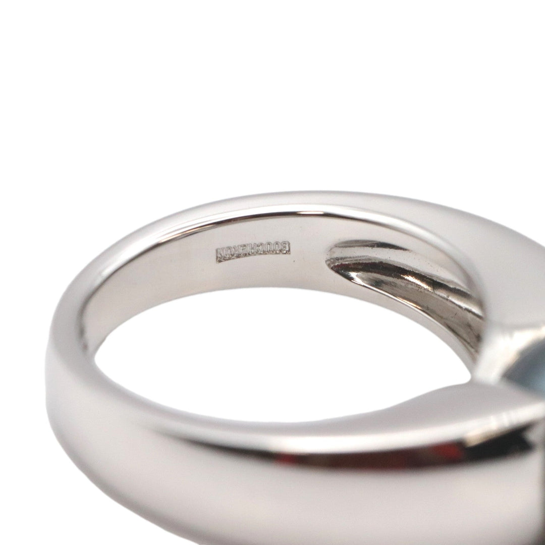 Boucheron Ring 750 K18WG, pearl Silver Women Used Authentic