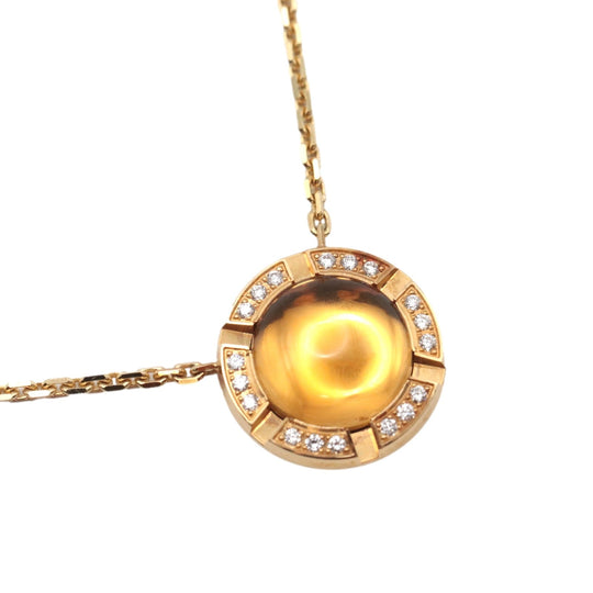 Chaumet Necklace 750, K18YG, diamond gold Women Used Authentic