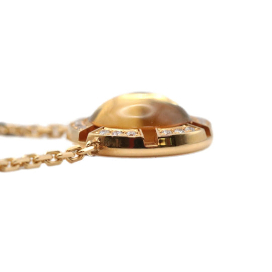 Chaumet Necklace 750, K18YG, diamond gold Women Used Authentic
