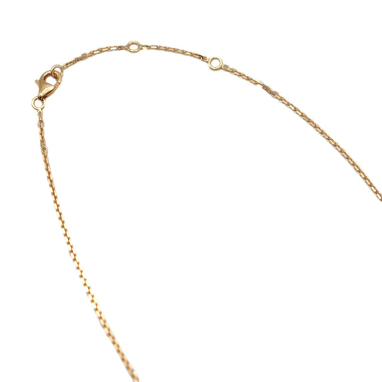 Chaumet Necklace 750, K18YG, diamond gold Women Used Authentic