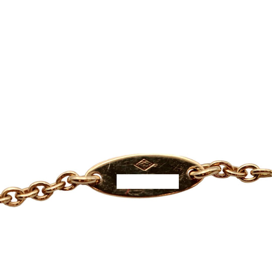 Dior bracelet Au750, K18YG, shell, diamond gold Women Used Authentic
