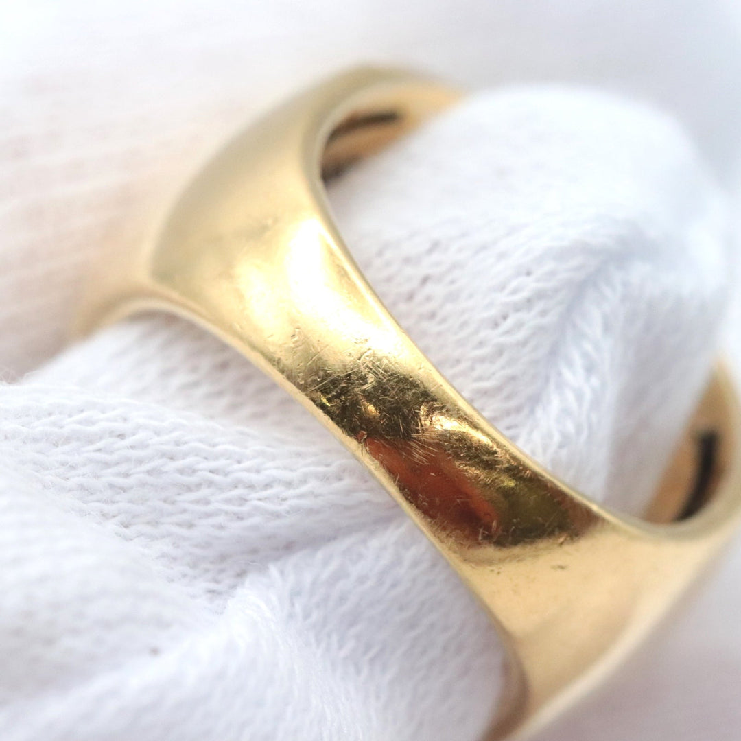 BVLGARI Ring 750%, K18YG%, Amethyst purple Women Used Authentic