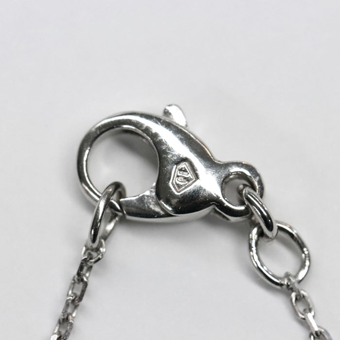 PIAGET Necklace K18WG, Diamond, K18WG Clear, Silver Limelight Heart Necklace Women Used Authentic