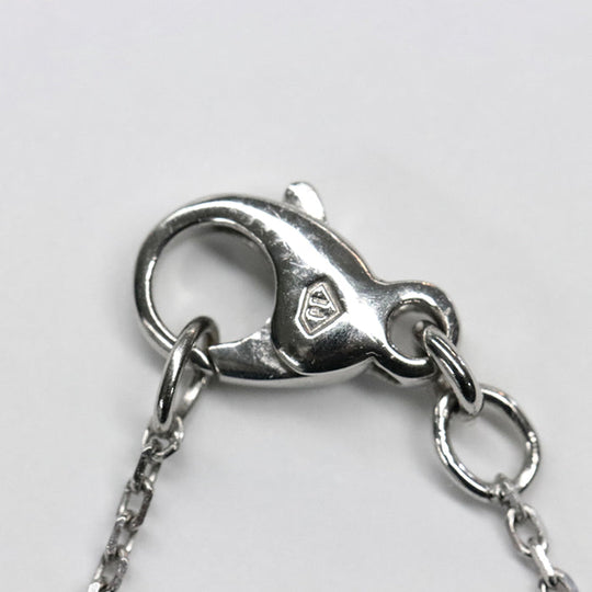 PIAGET Necklace K18WG, Diamond, K18WG Clear, Silver Limelight Heart Necklace Women Used Authentic