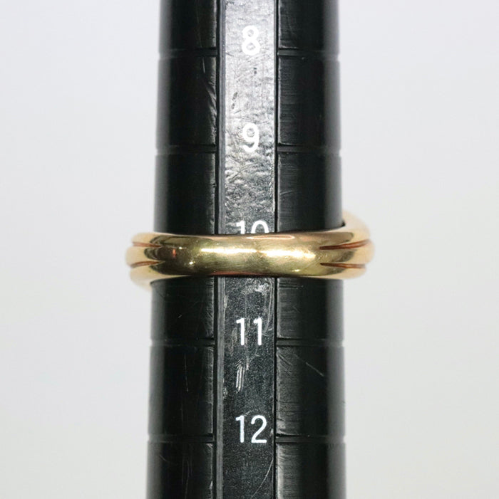 BVLGARI Ring Au750, K18YG, K18YG, pearl, diamond white Women Used Authentic