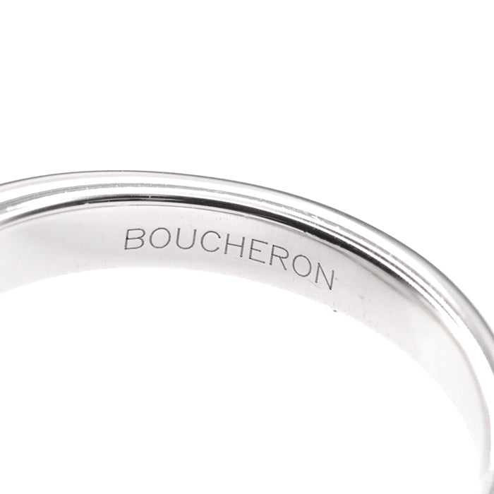 Boucheron Ring Au750%, K18WG%, K18WG, Amethyst purple Women 50 Used Authentic
