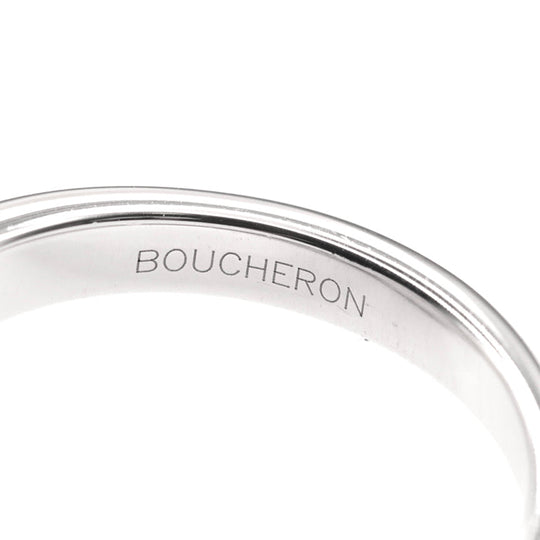 Boucheron Ring Au750%, K18WG%, K18WG, Amethyst purple Women 50 Used Authentic