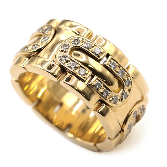 CARTIER Ring Au750 K18YG Yellow Gold PANTHERE Art Deco