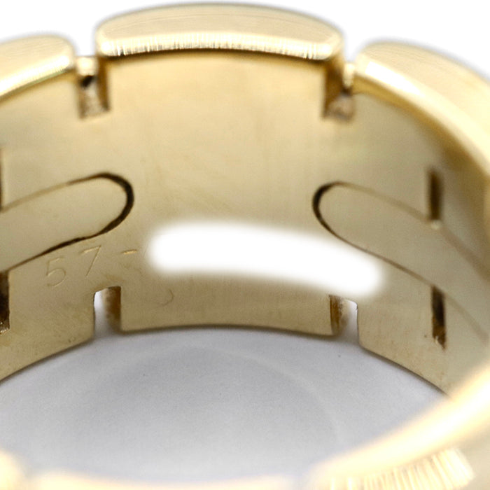 CARTIER Ring Au750 K18YG Yellow Gold PANTHERE Art Deco