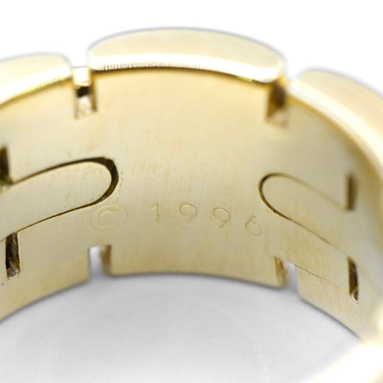 CARTIER Ring Au750 K18YG Yellow Gold PANTHERE Art Deco