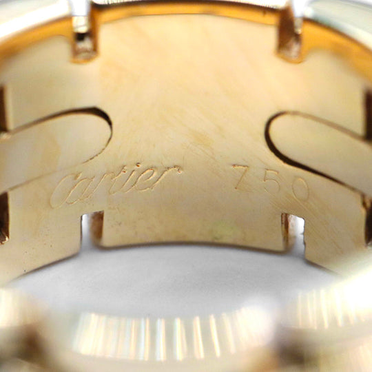 CARTIER Ring Au750 K18YG Yellow Gold PANTHERE Art Deco