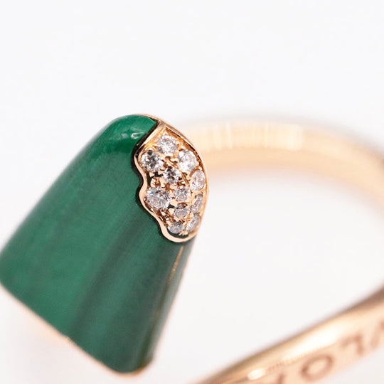 BVLGARI Ring Au750�“ , K18PG�“ , K18PG Pink gold Gerati Women Used Authentic