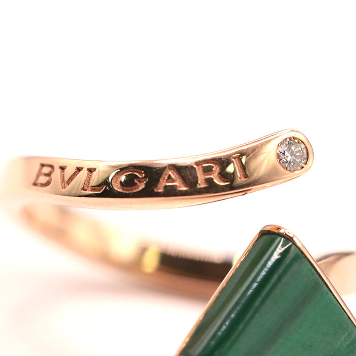 BVLGARI Ring Au750�“ , K18PG�“ , K18PG Pink gold Gerati Women Used Authentic