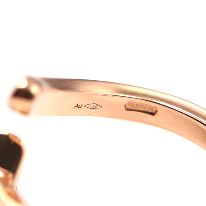 BVLGARI Ring Au750�“ , K18PG�“ , K18PG Pink gold Gerati Women Used Authentic
