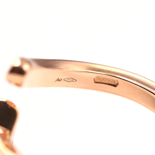 BVLGARI Ring Au750�“ , K18PG�“ , K18PG Pink gold Gerati Women Used Authentic