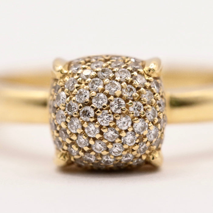 TIFFANY&Co. Ring Au750�“ , K18YG�“ , K18YG Yellow Gold Sugar stack Women Used Authentic