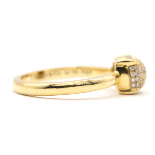 TIFFANY&Co. Ring Au750�“ , K18YG�“ , K18YG Yellow Gold Sugar stack Women Used Authentic