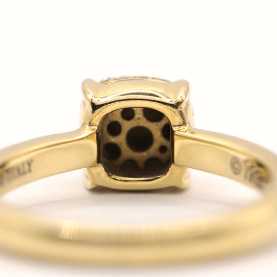 TIFFANY&Co. Ring Au750�“ , K18YG�“ , K18YG Yellow Gold Sugar stack Women Used Authentic