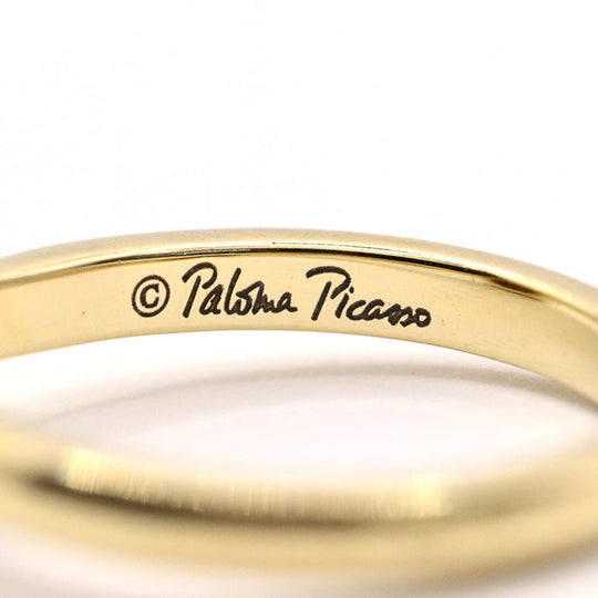 TIFFANY&Co. Ring Au750�“ , K18YG�“ , K18YG Yellow Gold Sugar stack Women Used Authentic