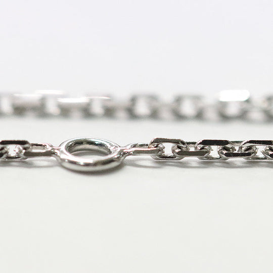 Chaumet Necklace Au750, K18WG, Diamond Silver Women Used Authentic