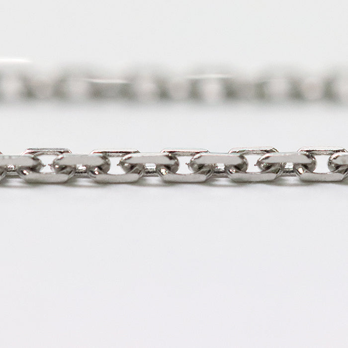 Chaumet Necklace Au750, K18WG, Diamond Silver Women Used Authentic