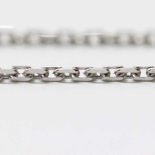 Chaumet Necklace Au750, K18WG, Diamond Silver Women Used Authentic