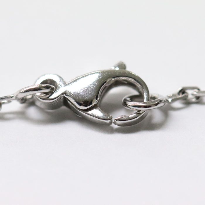 Chaumet Necklace Au750, K18WG, Diamond Silver Women Used Authentic