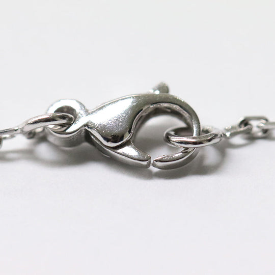 Chaumet Necklace Au750, K18WG, Diamond Silver Women Used Authentic