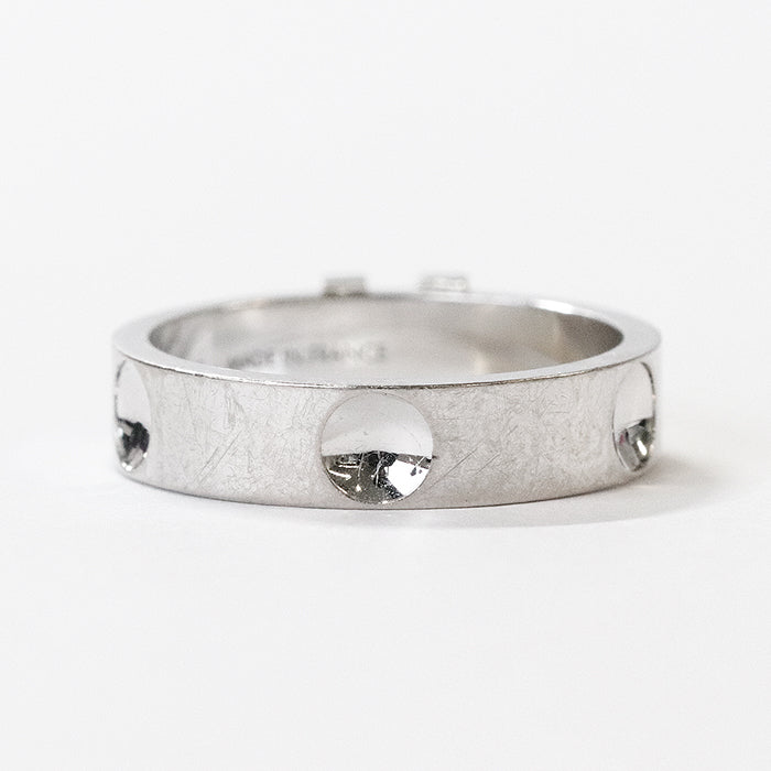LOUIS VUITTON Ring G35482 Au750 Silver mens(Unisex) 59 Used Authentic