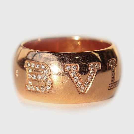 BVLGARI Ring 18K Yellow Gold gold Women(Unisex) 54 Used Authentic