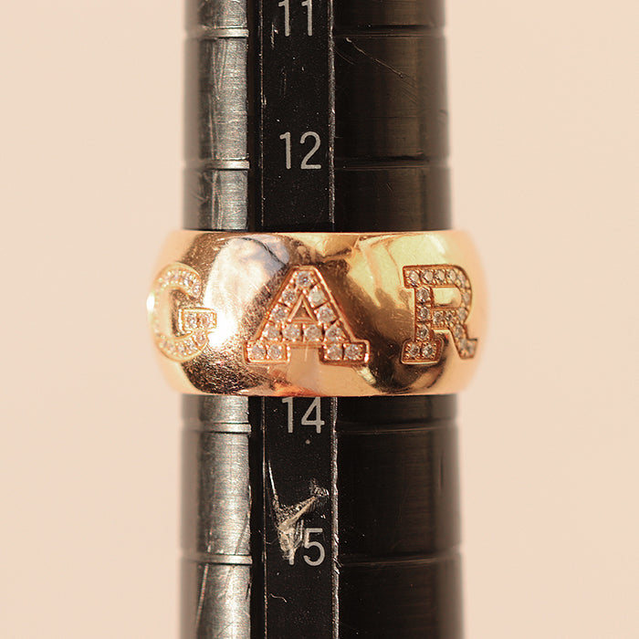 BVLGARI Ring 18K Yellow Gold gold Women(Unisex) 54 Used Authentic