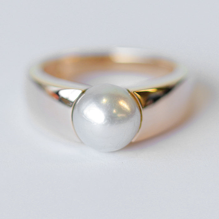 Boucheron Ring K18YG, Au750, Pearl gold Women Used Authentic