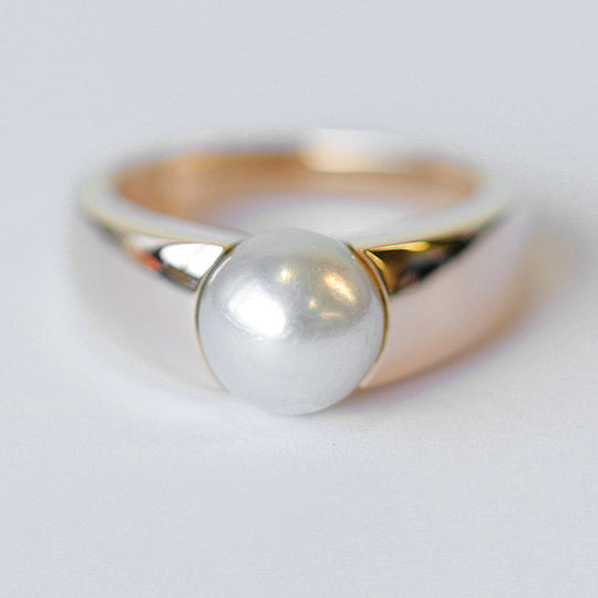 Boucheron Ring K18YG, Au750, Pearl gold Women Used Authentic