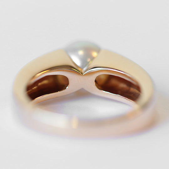 Boucheron Ring K18YG, Au750, Pearl gold Women Used Authentic