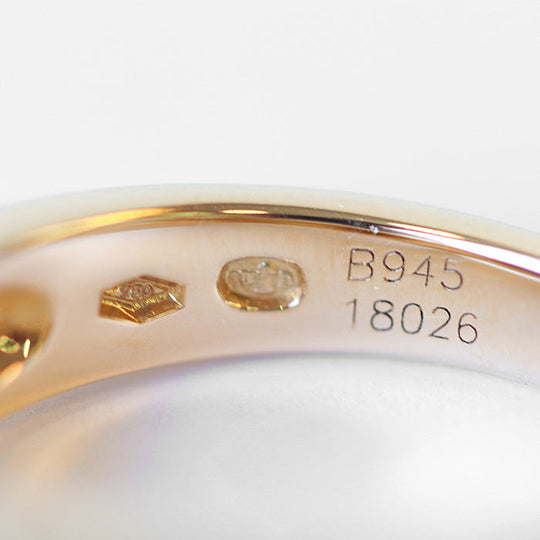 Boucheron Ring K18YG, Au750, Pearl gold Women Used Authentic