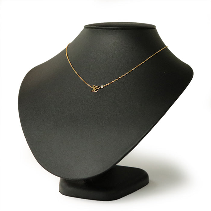 LOUIS VUITTON Necklace K18YG�“ , Au750�“ , K18YG Yellow Gold Pandantif Ideal Blossom Women Used Authentic