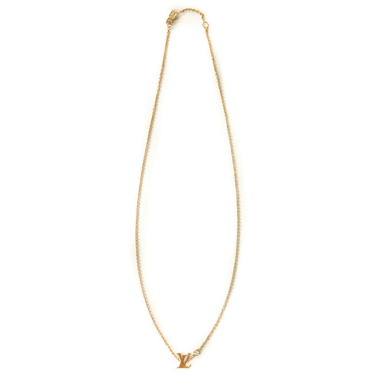 LOUIS VUITTON Necklace K18YG�“ , Au750�“ , K18YG Yellow Gold Pandantif Ideal Blossom Women Used Authentic