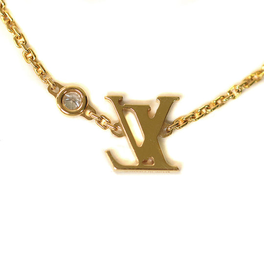 LOUIS VUITTON Necklace K18YG�“ , Au750�“ , K18YG Yellow Gold Pandantif Ideal Blossom Women Used Authentic