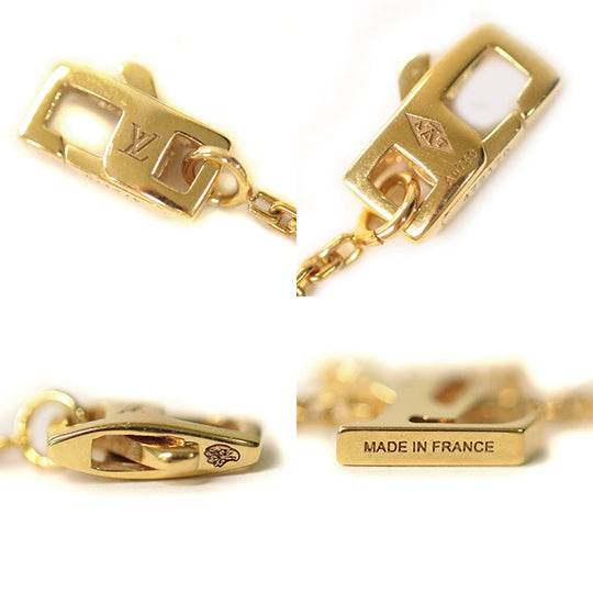 LOUIS VUITTON Necklace K18YG�“ , Au750�“ , K18YG Yellow Gold Pandantif Ideal Blossom Women Used Authentic