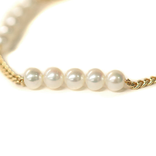 TASAKI bracelet K18YG�“ , Au750�“ , K18YG Yellow Gold Refined Rebellion Women Used Authentic