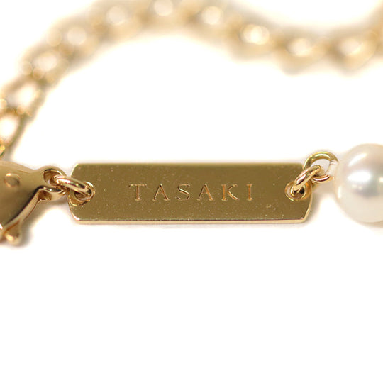TASAKI bracelet K18YG�“ , Au750�“ , K18YG Yellow Gold Refined Rebellion Women Used Authentic