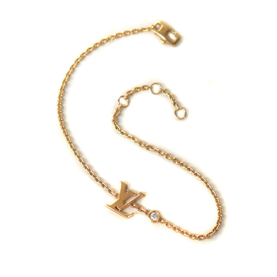 LOUIS VUITTON bracelet K18YG�“ , Au750�“ , K18YG Yellow Gold Brasserie Idylle Blossom Women Used Authentic