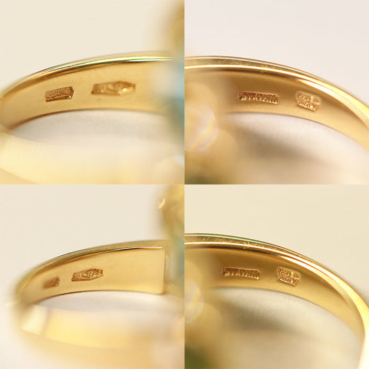 BVLGARI Ring Diamond %, Peridot %, K18YG/Yellow Gold multicolor Women Used Authentic