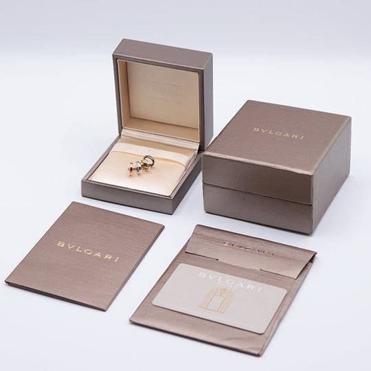 BVLGARI Pierce K18YG%, K18PG%, K18 three-color K18YG , K18PG Women Used Authentic