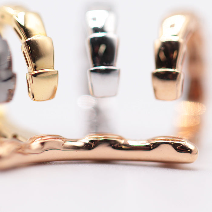 BVLGARI Pierce K18YG%, K18PG%, K18 three-color K18YG , K18PG Women Used Authentic