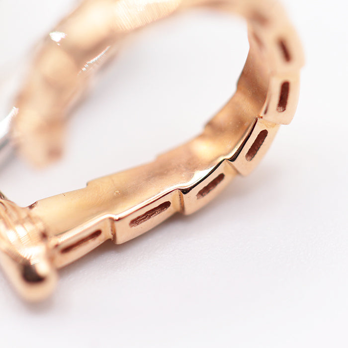 BVLGARI Pierce K18YG%, K18PG%, K18 three-color K18YG , K18PG Women Used Authentic
