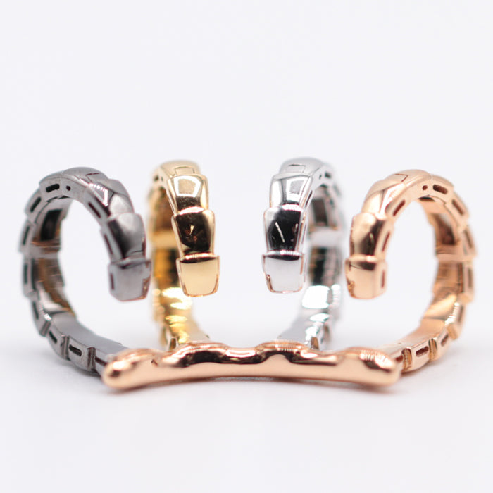 BVLGARI Pierce K18YG%, K18PG%, K18 three-color K18YG , K18PG Women Used Authentic