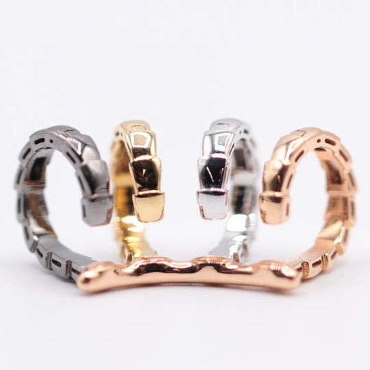 BVLGARI Pierce K18YG%, K18PG%, K18 three-color K18YG , K18PG Women Used Authentic