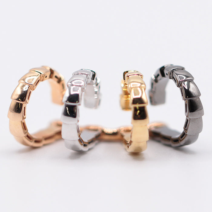 BVLGARI Pierce K18YG%, K18PG%, K18 three-color K18YG , K18PG Women Used Authentic
